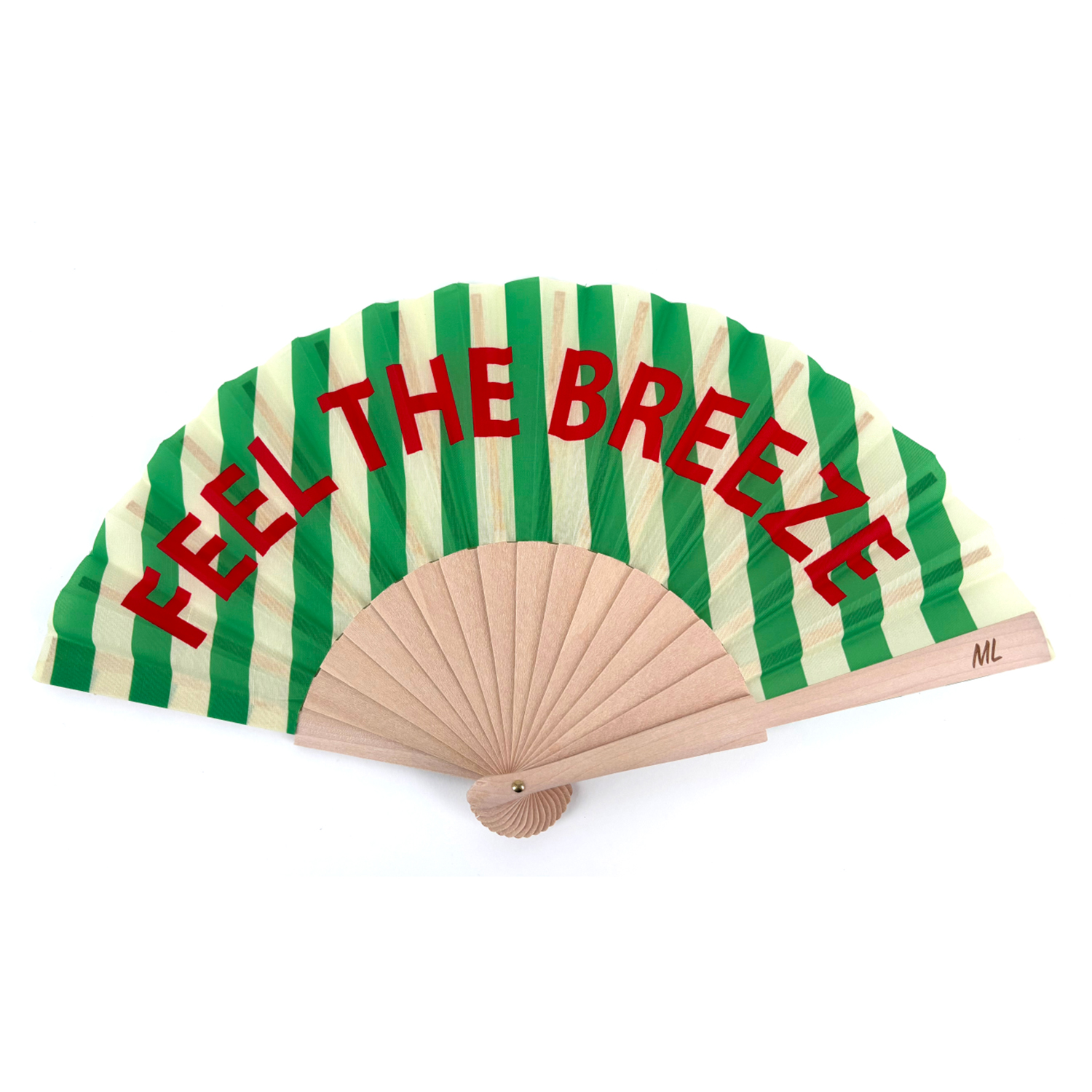 Hand fans- Wood Polyester - 3-4 weeks